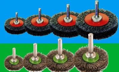 PROMAT Rundbürste Stahl/Edelstahl gewellt für Bohrmaschinen/Geradschleifer