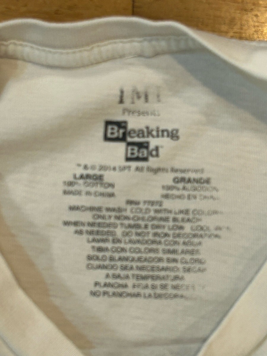 2014 Breaking Bad Heisenberg T Shirt Lg Licensed Br 35 Ba 56 Walter P7 View 6