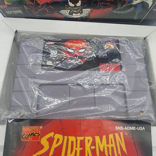 Spider-Man (SNES) Super Nintendo. CIB, manual, insert, box. - Picture 3 of 8