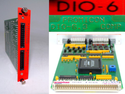 PROMICON SYSTEMS DIO-6/4   DIO-6.3  COMP   8-2 #6803