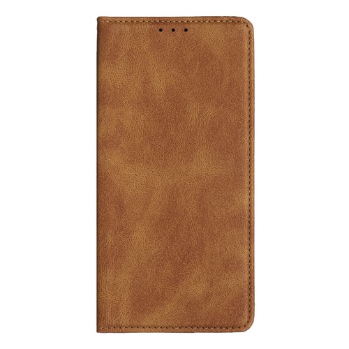 Leather Folio Wallet Case for Motorola Moto G 5G 2023 - Brown