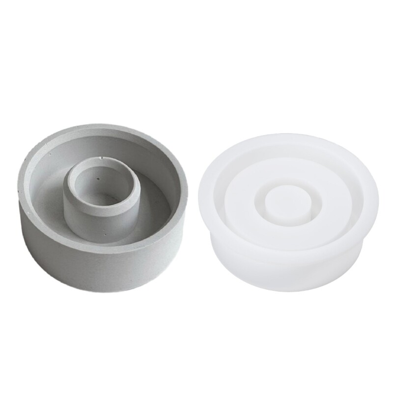 Small Round Mirror Mold Resin Casting Silicone Mold Suitable for Holder