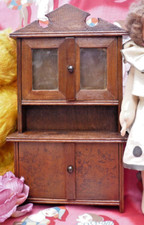 Ancien Buffet Vaissellier Poupee 79 Cm Haut Jouet Dinette