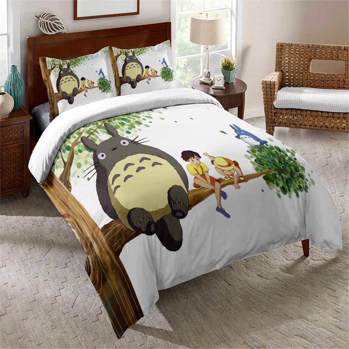 Totoro Bedding Set, Gift for Friends