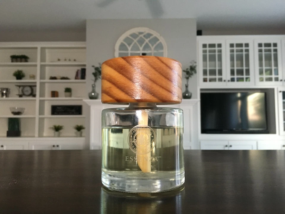 JUEGO DE CAJA DE REGALO DIFUSOR TAPA MADERA NATURAL ACEITES ESENCIALES ESSENZA Foto 4 de 4