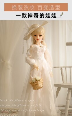 New 1/4 Handmade Resin BJD SD Ball Joint Doll Girl Gift Minifee