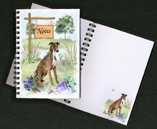 Whippet Dog Notebook/Notepad + small image on each page Designed by Starprint