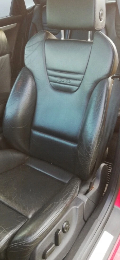 AUDI A4 S4 RS4 B6 RECARO LEATHER BUCKET SEATS SITZE BOLSTERS