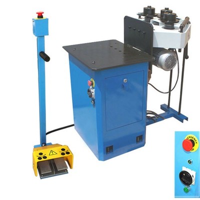 3 Phase 220V 1HP HV Ring Roller Pinch Roll Bender Bending Steel Machine 1-1/4''