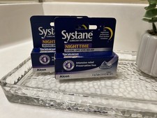 2 PACK Systane Nighttime Eye Ointment  3.5g Tube  Severe Dry Eye Relief 10/27