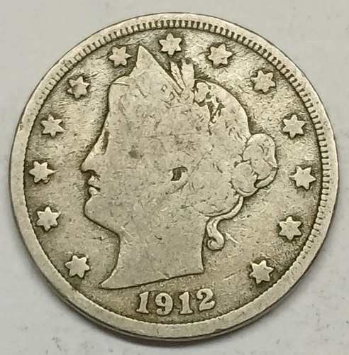Photo of a 1912-D Liberty Nickel from an eBay listing that sold on Jul 19, 2026