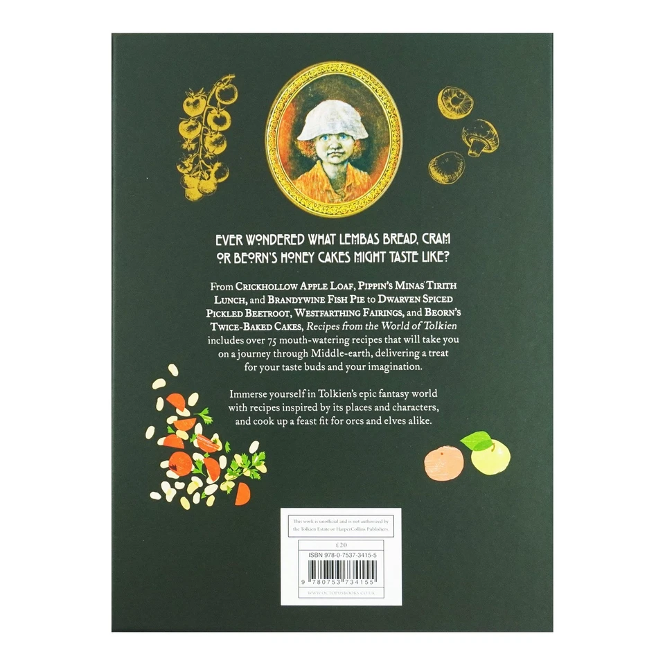 Recipes from the World of Tolkien by Robert Tuesley Anderson - Non Fiction - HB - Image 3 of 4