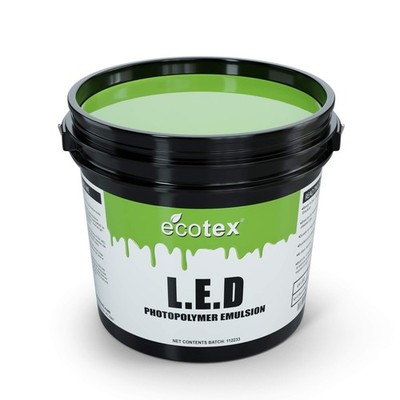 Ecotex  L E D Green Screen Printing Emulsion (Quart - 32oz.) Pre - Sensitiz