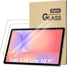 2 Pack Screen Protector for Samsung Galaxy Tab S10 Lite/S10 FE/S9 FE/S9/S8 10.9"