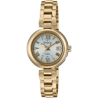CASIO SHEEN SHW-7100TG-7AJF Radio Solar Women's Watch Titanium Band New