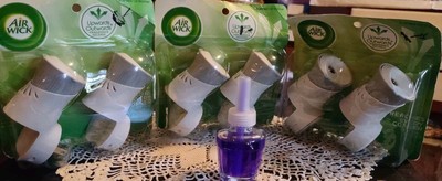 Air Wick Scented Oil Warmer/ 3 NIP (6) Total + 1 Lavender Scented Oil