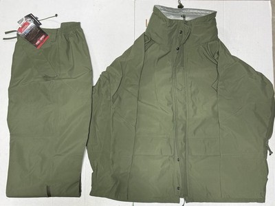 TRU-SPEC H20 Proof Gen 2 ECWCS Rain Suit Set OD Green - Jacket XL - Pants LR NWT