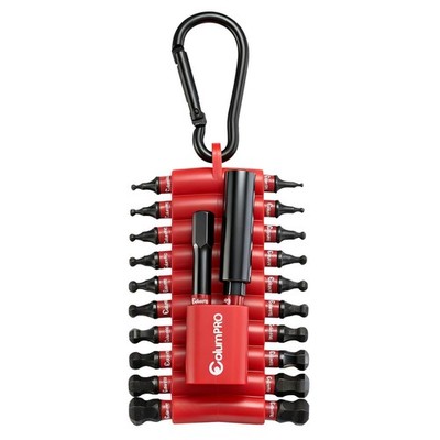 ColumPRO Ball End Allen Wrench Bit Set, 20PCS Metric & SAE Hex Drill Set... 