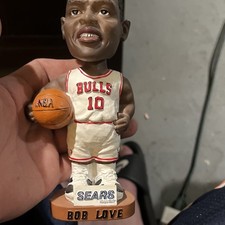 Chicago Bulls Bob Love Vintage Bobblehead Collector Edition