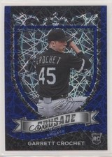 2021 Panini Chronicles Crusade Blue Velocity Prizm Garrett Crochet #1 qp4