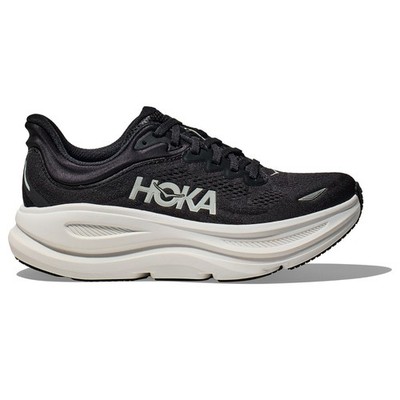 HOKA Bondi 9 Road-Running Shoes - Men's, Color: Black/White, New.