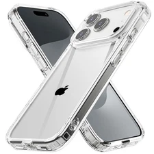 Clear Case For iPhone 17 Pro Max/17 Air Shockproof Anti-yellow Slim Back Cover