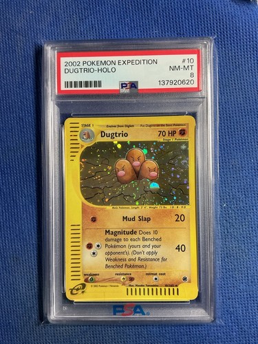Dugtrio graded PSA 8 for sale on eBay