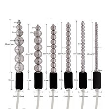 Male Electric E-stim Stretcher Urethral Sounding Rod Penis Plug Dilator Metal