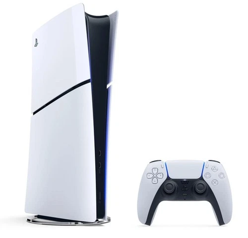 Sony Playstation 5 - PS5 Slim Digital Edition 1TB Console w/ Controller Cables
