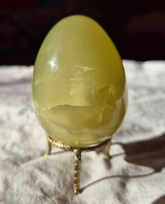 Jade Edelstein Ei ca. 6 cm