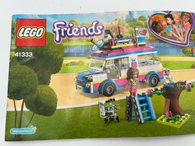 LEGO FRIENDS: Olivia's Mission Vehicle (41333) and (41310) City Camper Lot 