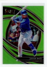 2020 Panini Select #109 Javier Baez Neon Green #/99