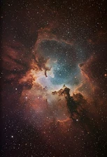 Cosmos Stars Galaxies Wall Art Print Painting Printed On Canvas Artprint