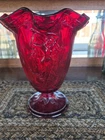Fenton  # 901 Dancing Ladies 8 1/2 "  Flared Vase