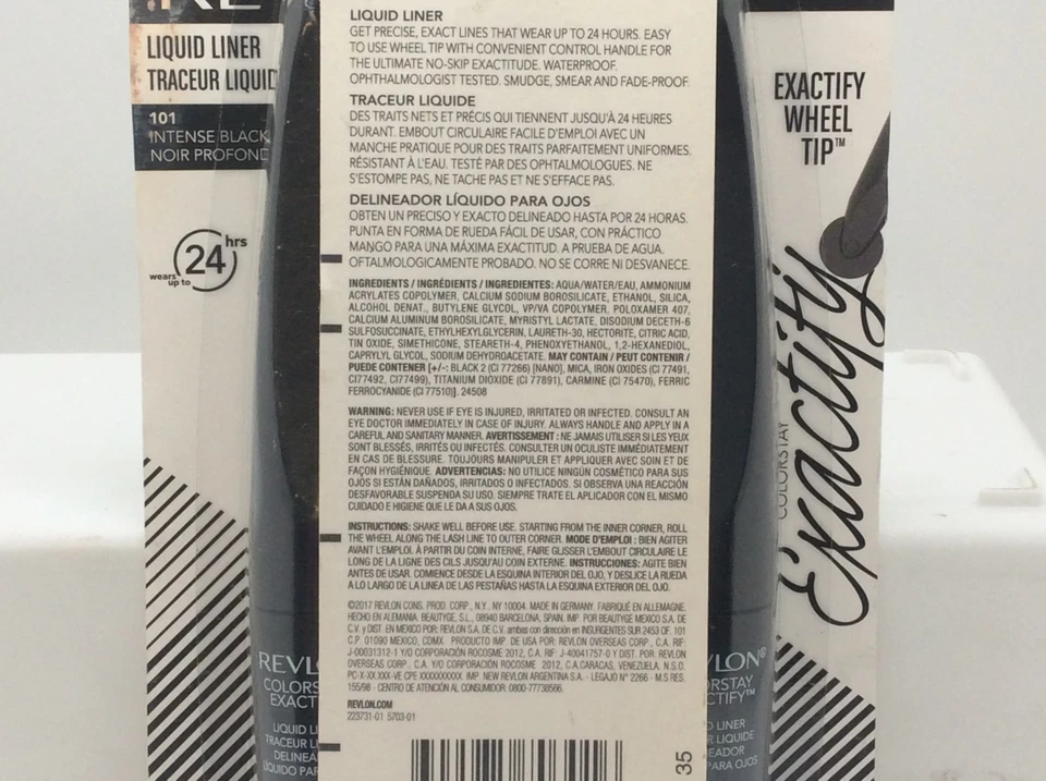 Revlon ColorStay Exactify Liquid Liner 101 Intense Black, New 🔥PACK OF 3 🔥 - Image 2 of 2