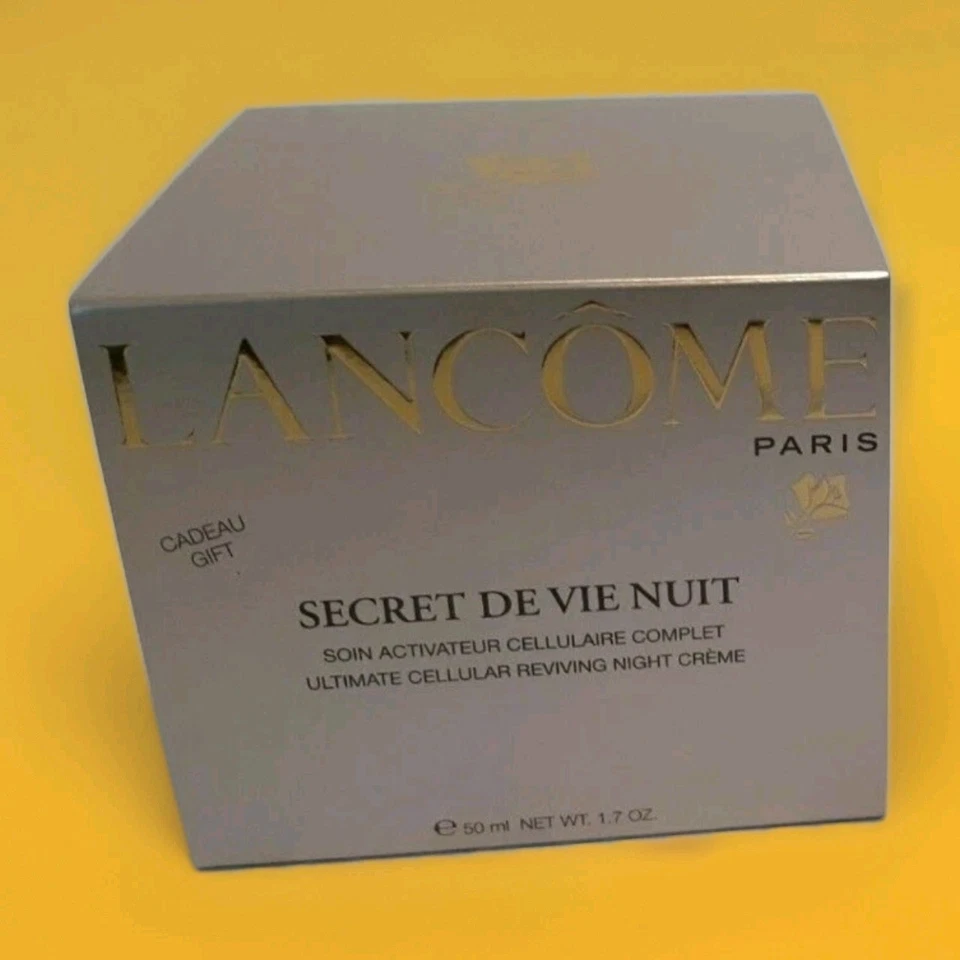 Lancome Secret De Vie Nuit Ultimate Cellular Reviving Night Creme 1.7oz SEALED  - Image 3 of 4