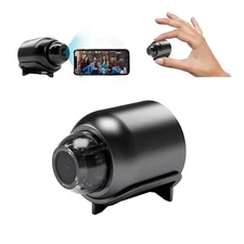 1080P HD Mini WiFi Camera - Night Vision Included, Motion Detection Remote Mo...