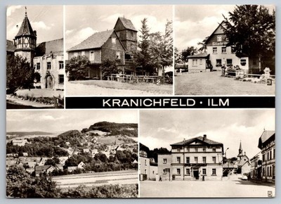 AK Kranichfeld Ilm Mehrbildkarte 