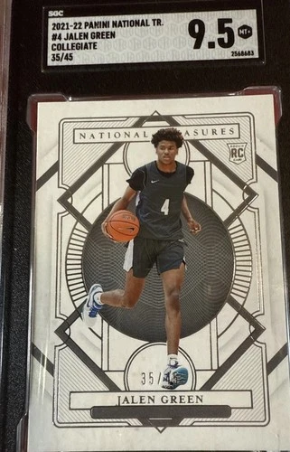 2021-22 Panini National Treasures Collegiate Jalen Green #4 /45 (RC)