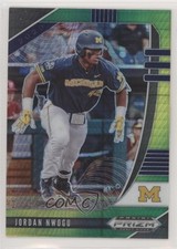 2020 Panini Prizm Draft Picks Green & Yellow Hyper Jordan Nwogu #PDP88 5p5