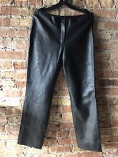 Maxima Wilson  s Black Genuine Leather pants 10