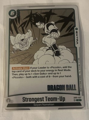 Strongest Team-Up Dragon Ball Super Card Game Manga Booster 01 sb01 3 Included 