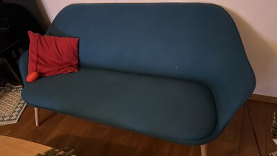BoConcept sofa 2 sitzer Hochwertigem Filzstoff Lux Felt In Der Farbe Petrol 