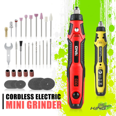 3.7V Power Rotary Cordlsess Mini Drill Grinder Muti-Tool Set w/47pcs Accessories