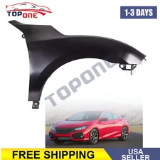 New Front Passengers Side Fender for 2019-2021 Honda Civic Sedan/Coupe HO1241200