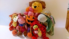 Fantastic Lot of Winnie the Pooh  Friends Halloween Bean Bag and Plush