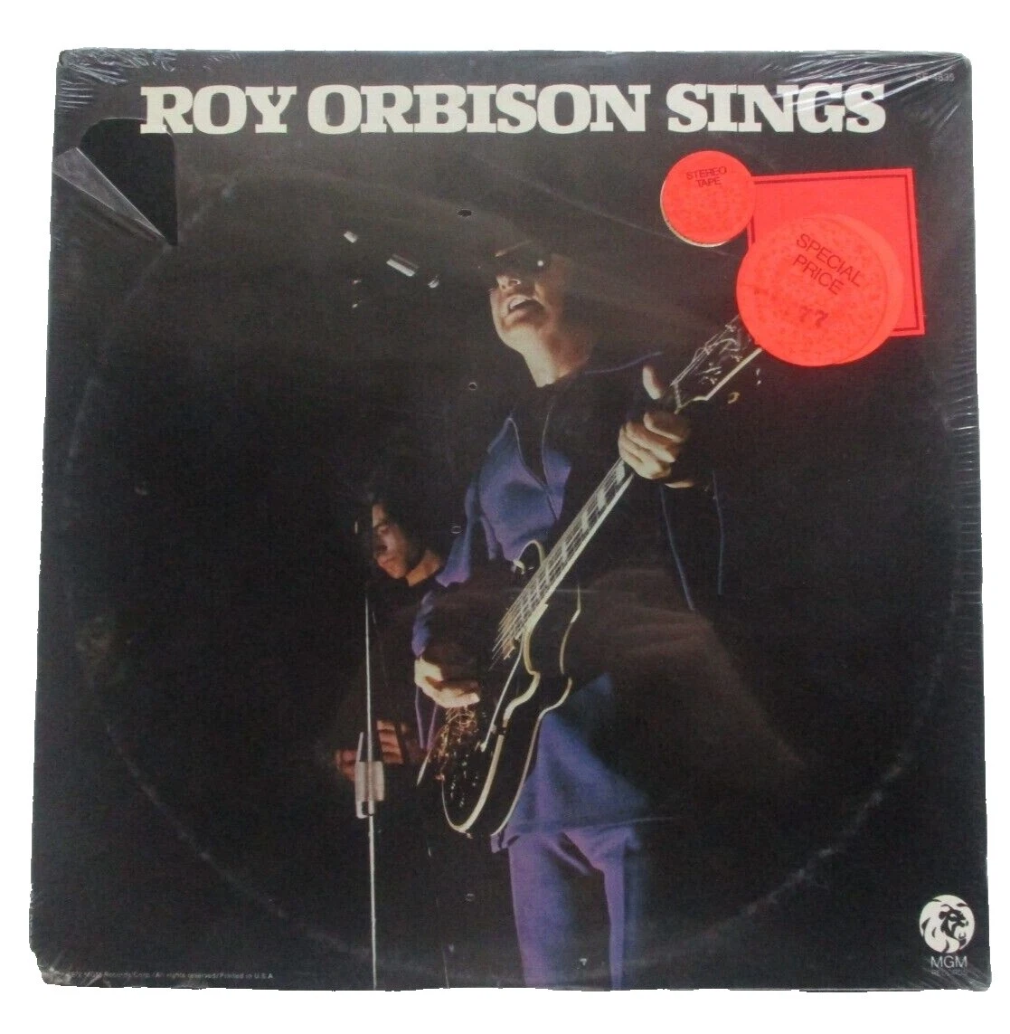 Roy Orbison Pop 33 RPM Speed Vinyl Records