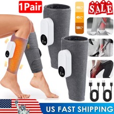 Air Compression Leg Massager With Heat for Circulation Pain Relief Relax Muscles