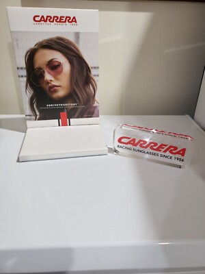 CARRERA Sunglasses Eyeglasses Logo Plaque Display Advertising Set