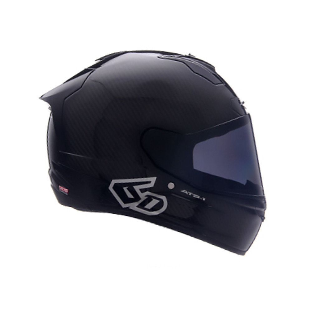 Elmetto 6D ATS-1R - Solid Carbon-Nero Opaco